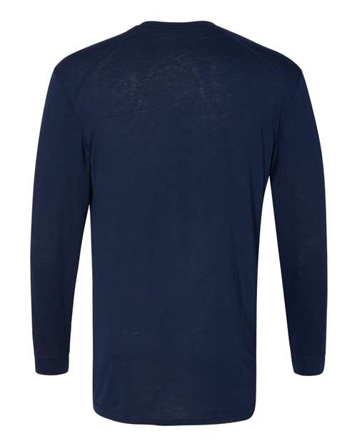 Badger Triblend Performance Long Sleeve T-Shirt 4944 - Navy