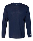 Badger Triblend Performance Long Sleeve T-Shirt 4944 - Navy