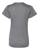 Badger Women’s Triblend Performance V-Neck Short Sleeve T-Shirt 4962 - Graphite Heather