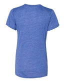 Badger Women’s Triblend Performance V-Neck Short Sleeve T-Shirt 4962 - Royal Heather
