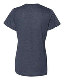 Badger Women’s Triblend Performance V-Neck Short Sleeve T-Shirt 4962 - Navy Heather