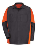 Red Kap Long Sleeve Automotive Crew Shirt SY10