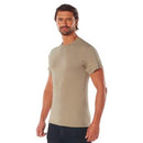 Rothco Solid Color T-Shirt with Cotton / Polyester Blend. Item