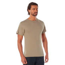 Rothco Solid Color T-Shirt with Cotton / Polyester Blend. Item