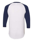Augusta Sportswear Three-Quarter Raglan Sleeve Baseball Jersey 4420 - White/ Navy