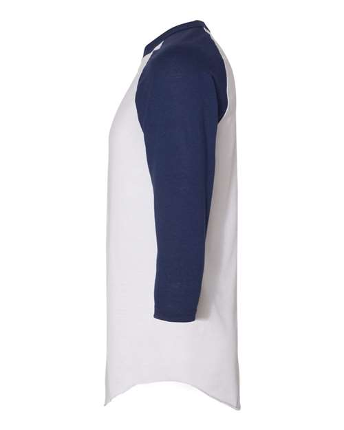 Augusta Sportswear Three-Quarter Raglan Sleeve Baseball Jersey 4420 - White/ Navy