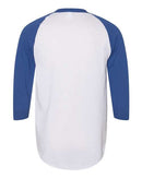 Augusta Sportswear Three-Quarter Raglan Sleeve Baseball Jersey 4420 - White/ Royal