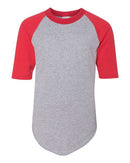 Augusta Sportswear Youth Three-Quarter Sleeve Baseball Jersey 4421