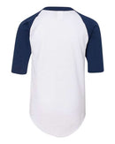 Augusta Sportswear Youth Three-Quarter Sleeve Baseball Jersey 4421
