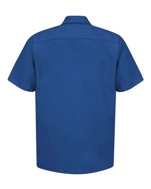 Red Kap Industrial Short Sleeve Work Shirt - Tall Sizes SP24T - Royal Blue
