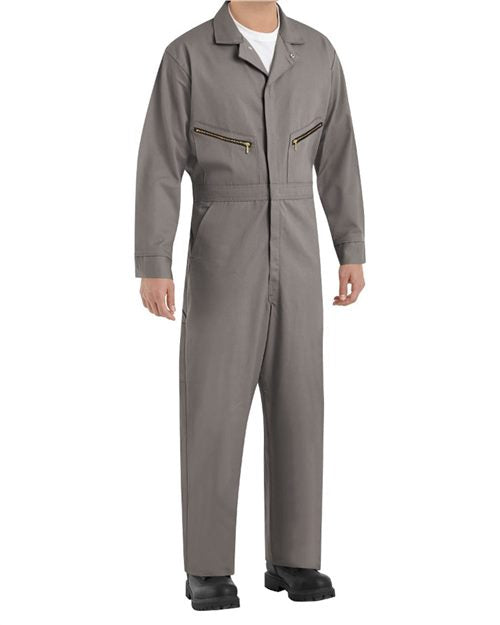 Red Kap Zip-Front Cotton Coverall - Tall Sizes CC18T