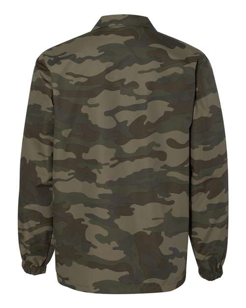 Independent Trading Co. Water-Resistant Windbreaker Coach’s Jacket EXP99CNB