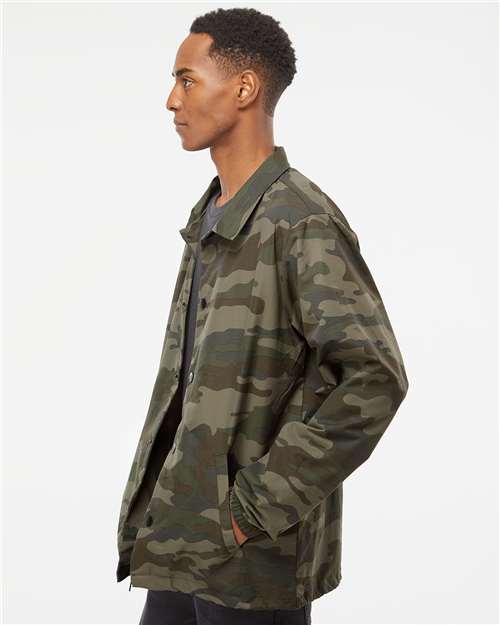 Independent Trading Co. Water-Resistant Windbreaker Coach’s Jacket EXP99CNB