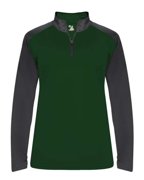 Badger Ultimate SoftLock™ Women's Sport Quarter-Zip Pullover 4008