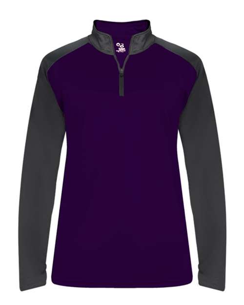 Badger Ultimate SoftLock™ Women's Sport Quarter-Zip Pullover 4008