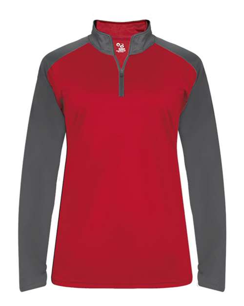 Badger Ultimate SoftLock™ Women's Sport Quarter-Zip Pullover 4008