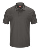 Red Kap Short Sleeve Performance Knit Pocketless Core Polo SK96 - Charcoal