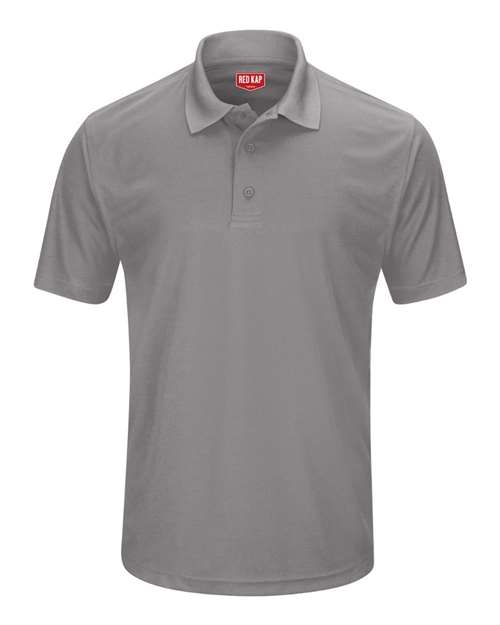 Red Kap Short Sleeve Performance Knit Pocketless Core Polo SK96 - GY-Grey