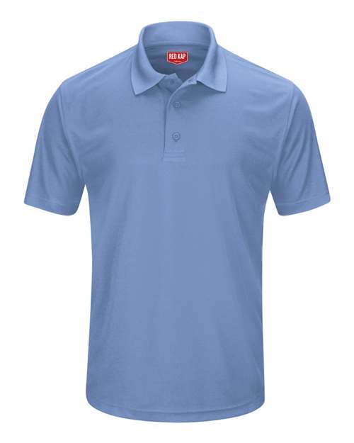 Red Kap Short Sleeve Performance Knit Pocketless Core Polo SK96 - Medium Blue