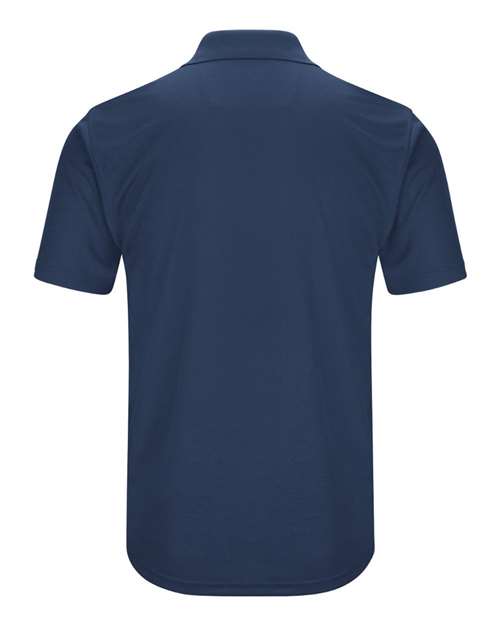 Red Kap Short Sleeve Performance Knit Pocketless Core Polo SK96 - Navy