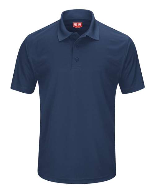 Red Kap Short Sleeve Performance Knit Pocketless Core Polo SK96 - Navy