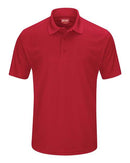 Red Kap Short Sleeve Performance Knit Pocketless Core Polo SK96 - Red