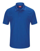 Red Kap Short Sleeve Performance Knit Pocketless Core Polo SK96 - Royal Blue