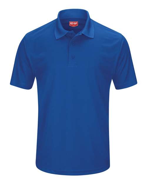 Red Kap Short Sleeve Performance Knit Pocketless Core Polo SK96 - Royal Blue