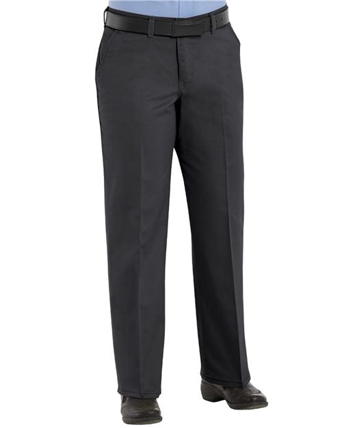 Red Kap Women's Plain Front Cotton Pants Additional Sizes PC45EXT