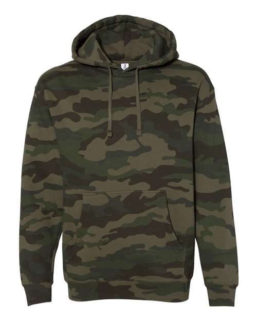 Independent Trading Co. Heavyweight Hooded Sweatshirt IND4000 - Forest Camo