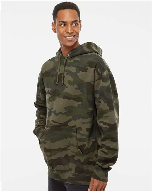Independent Trading Co. Heavyweight Hooded Sweatshirt IND4000 - Forest Camo