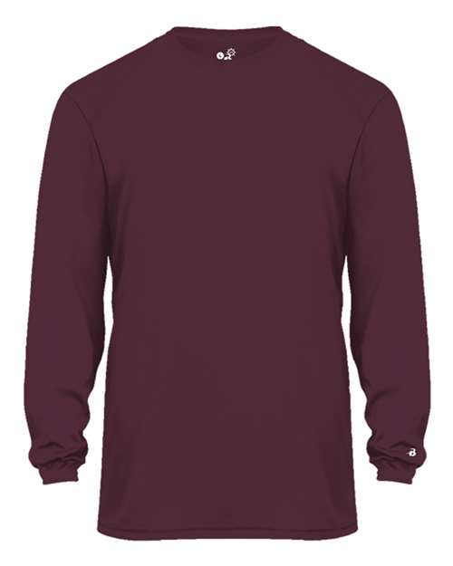 Badger Ultimate SoftLock™ Long Sleeve T-Shirt 4004 - Maroon