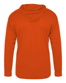 Badger B-Core Hooded Long Sleeve T-Shirt 4105 - Burnt Orange