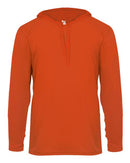Badger B-Core Hooded Long Sleeve T-Shirt 4105 - Burnt Orange