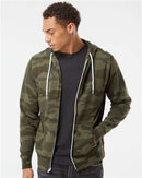 Independent Trading Co. Lightweight Full-Zip Hooded Sweatshirt AFX90UNZ