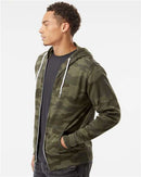 Independent Trading Co. Lightweight Full-Zip Hooded Sweatshirt AFX90UNZ