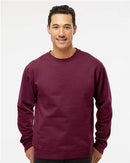 Independent Trading Co. Midweight Crewneck Sweatshirt SS3000 - Maroon