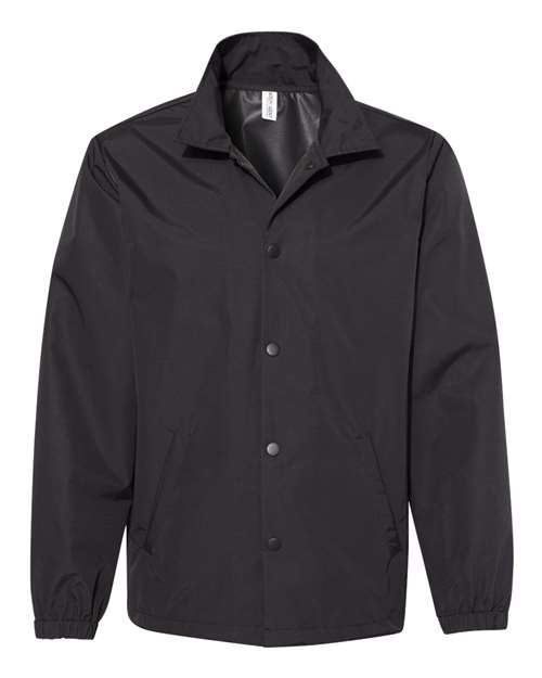Independent Trading Co. Water-Resistant Windbreaker Coach’s Jacket EXP99CNB