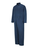Red Kap Button-Front Cotton Coverall Additional Sizes CC16EXT