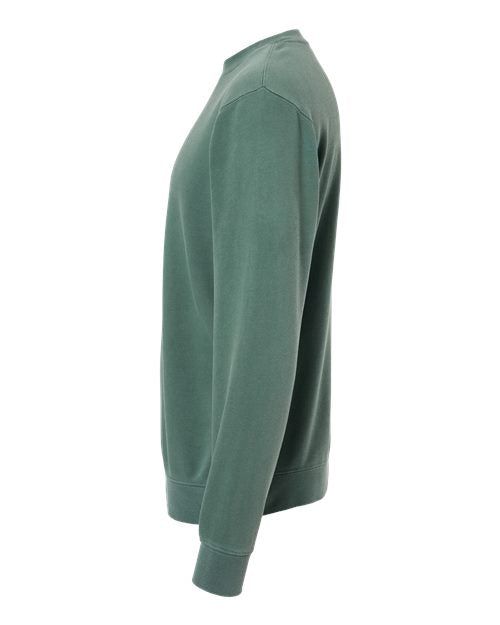 Independent Trading Co. Midweight Pigment-Dyed Crewneck Sweatshirt PRM3500 - Pigment Alpine Green