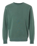 Independent Trading Co. Midweight Pigment-Dyed Crewneck Sweatshirt PRM3500 - Pigment Alpine Green