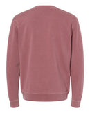 Independent Trading Co. Midweight Pigment-Dyed Crewneck Sweatshirt PRM3500 - Pigment Maroon