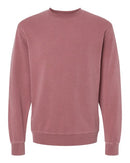 Independent Trading Co. Midweight Pigment-Dyed Crewneck Sweatshirt PRM3500 - Pigment Maroon