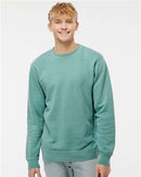 Independent Trading Co. Midweight Pigment-Dyed Crewneck Sweatshirt PRM3500 - Pigment Mint