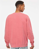 Independent Trading Co. Midweight Pigment-Dyed Crewneck Sweatshirt PRM3500 - Pigment Pink