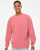 Independent Trading Co. Midweight Pigment-Dyed Crewneck Sweatshirt PRM3500 - Pigment Pink