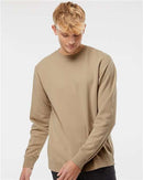 Independent Trading Co. Midweight Pigment-Dyed Crewneck Sweatshirt PRM3500 - Pigment Sandstone