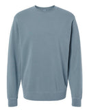 Independent Trading Co. Midweight Pigment-Dyed Crewneck Sweatshirt PRM3500 - Pigment Slate Blue