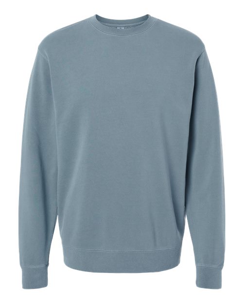 Independent Trading Co. Midweight Pigment-Dyed Crewneck Sweatshirt PRM3500 - Pigment Slate Blue
