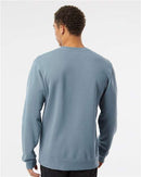 Independent Trading Co. Midweight Pigment-Dyed Crewneck Sweatshirt PRM3500 - Pigment Slate Blue
